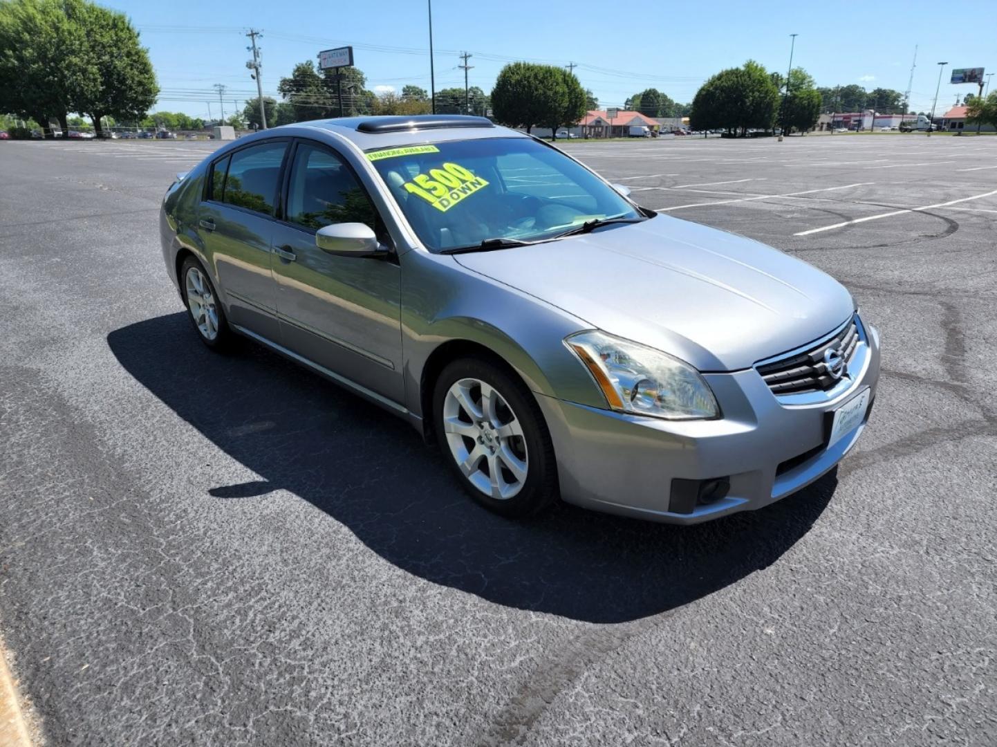 2007 GRAY /Black Nissan Maxima SE (1N4BA41E47C) with an 3.5L V6 DOHC 24V engine, Automatic transmission, located at 1221 Madison St., Shelbyville, TN, 37160, (931) 680-9439, 0.000000, 0.000000 - Photo#1