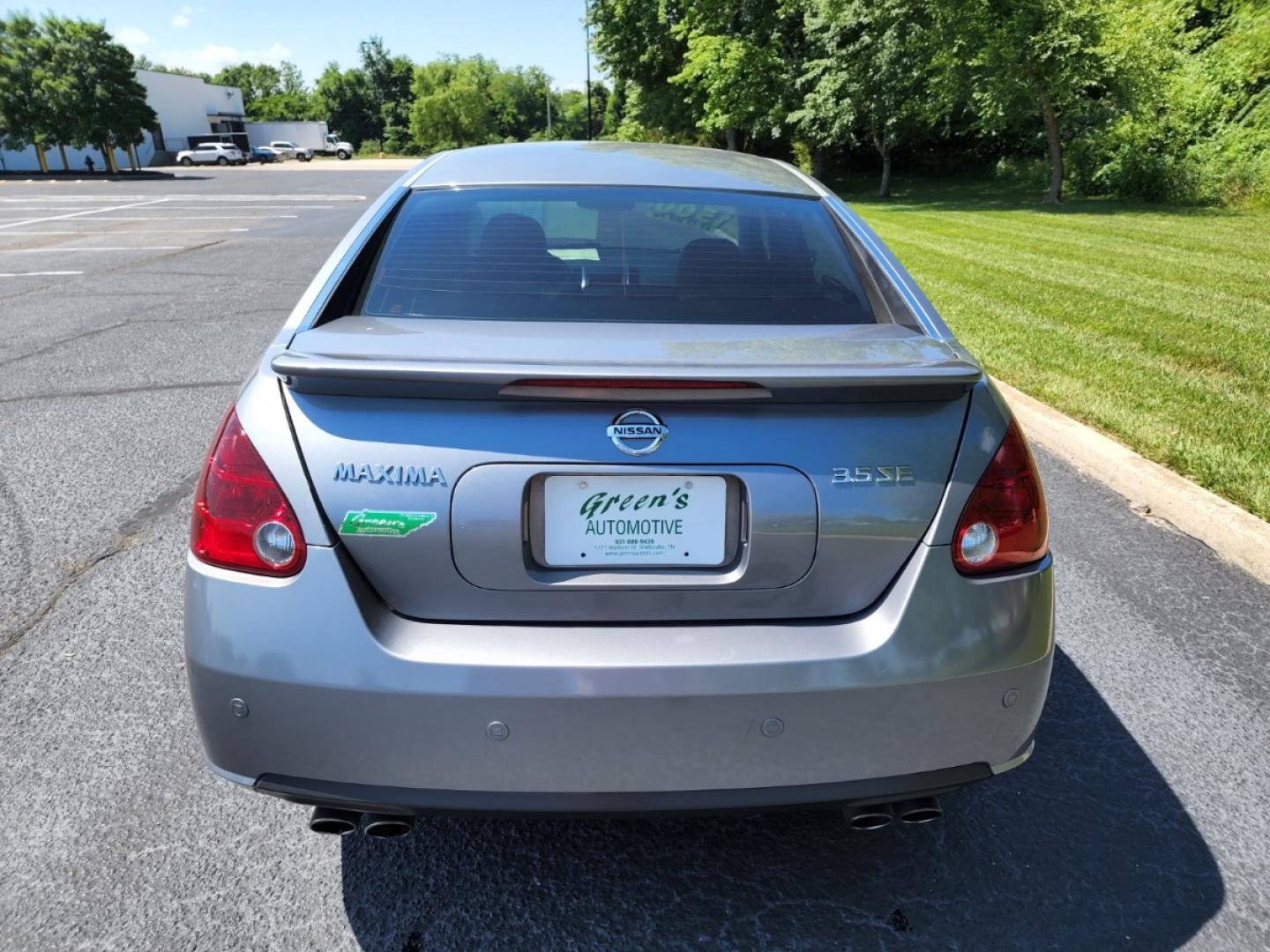 2007 GRAY /Black Nissan Maxima SE (1N4BA41E47C) with an 3.5L V6 DOHC 24V engine, Automatic transmission, located at 1221 Madison St., Shelbyville, TN, 37160, (931) 680-9439, 0.000000, 0.000000 - Photo#2