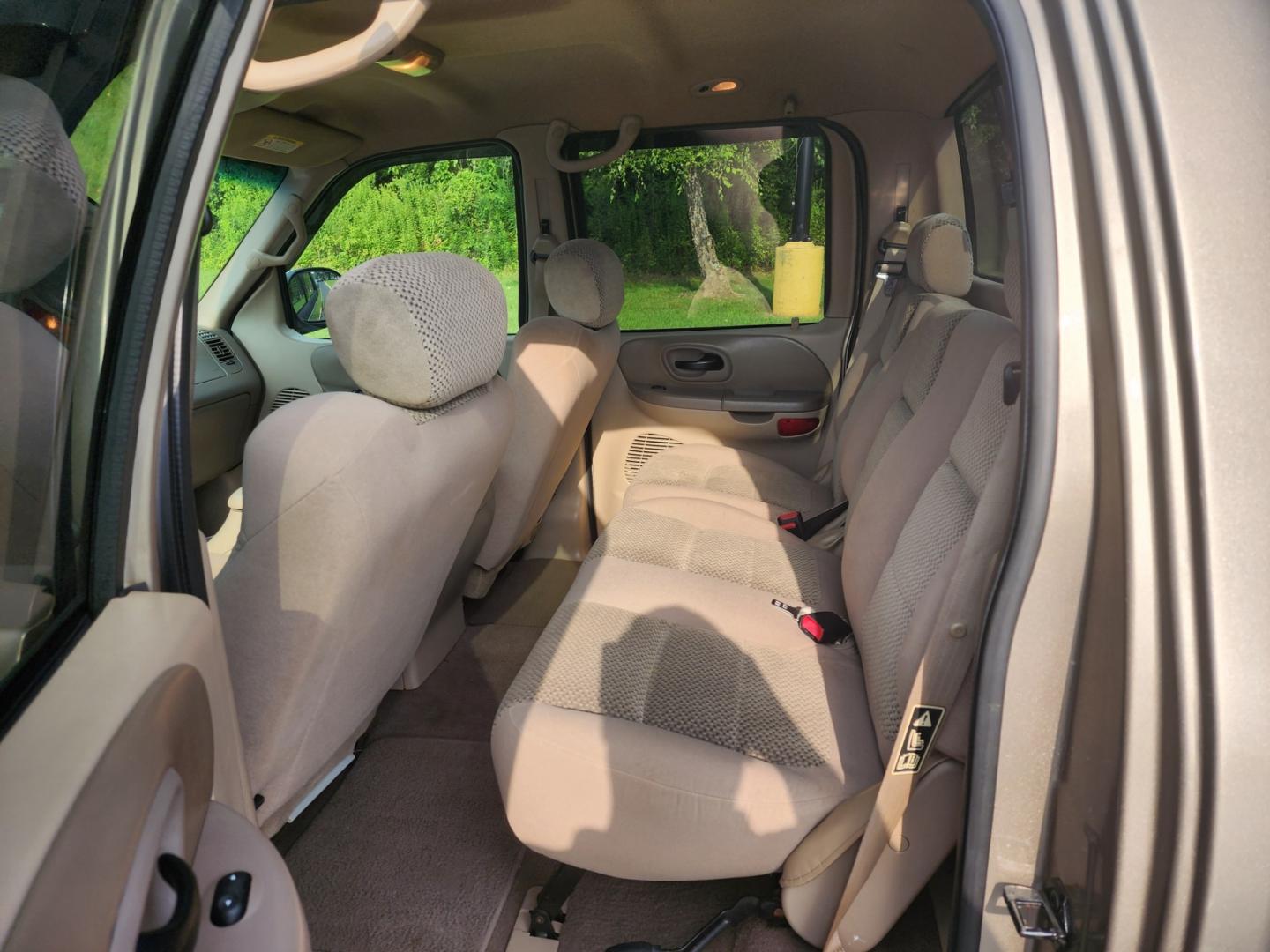 2002 Gold /BEIGE Ford F-150 XLT SuperCrew Short Bed 2WD (1FTRW07662K) with an 4.6L V8 SOHC 16V engine, 4-Speed Automatic Overdrive transmission, located at 1221 Madison St., Shelbyville, TN, 37160, (931) 680-9439, 0.000000, 0.000000 - Photo#4