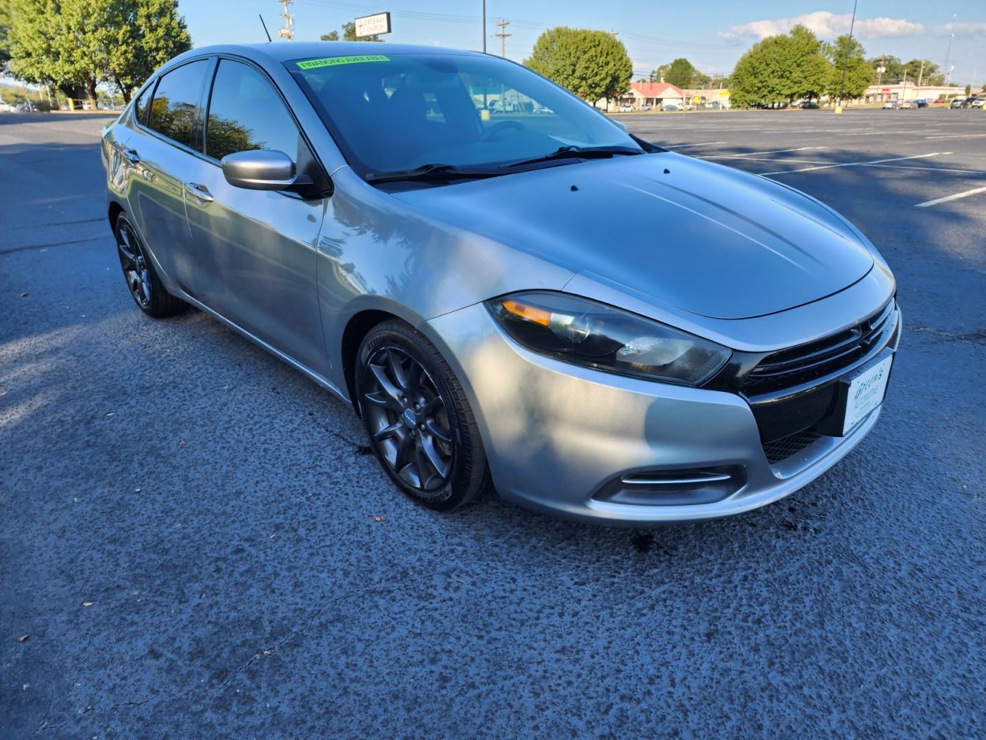 2016 GRAY /Black Dodge Dart SE (1C3CDFAAXGD) with an 2.0L L4 DOHC 16V TURBO engine, Automatic transmission, located at 1221 Madison St., Shelbyville, TN, 37160, (931) 680-9439, 0.000000, 0.000000 - Photo#1