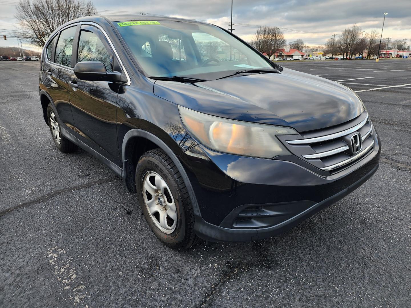 2012 BLACK /Black Honda CR-V LX 4WD 5-Speed AT (2HKRM4H32CH) with an 2.4L L4 DOHC 16V engine, 5-Speed Automatic transmission, located at 1221 Madison St., Shelbyville, TN, 37160, (931) 680-9439, 0.000000, 0.000000 - Photo#1