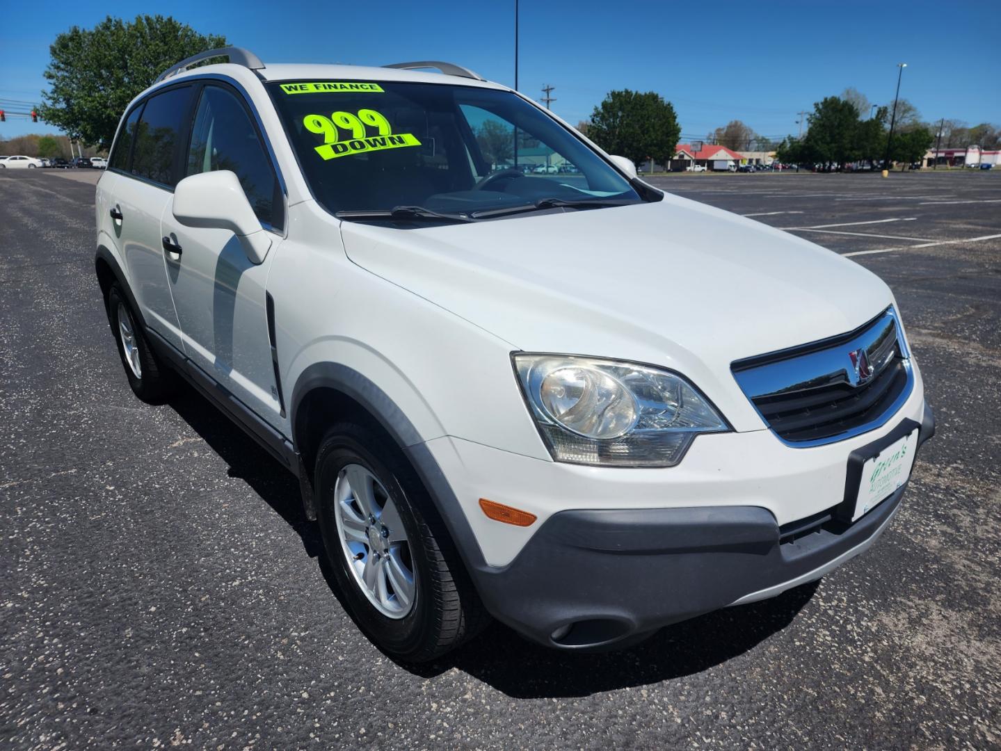 2009 WHITE /Gray Saturn VUE FWD XE (3GSCL33P29S) with an 2.4L L4 DOHC 16V engine, 4-Speed Automatic Overdrive transmission, located at 1221 Madison St., Shelbyville, TN, 37160, (931) 680-9439, 0.000000, 0.000000 - Photo#1