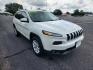 2014 WHITE /Black Jeep Cherokee Latitude 4WD (1C4PJMCS2EW) with an 3.2L V6 DOHC 24V engine, 9-Speed Automatic transmission, located at 1221 Madison St., Shelbyville, TN, 37160, (931) 680-9439, 0.000000, 0.000000 - Photo#1