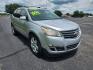 2013 Silver /Black Chevrolet Traverse LTZ AWD (1GNKVLKD1DJ) with an 3.6L V6 DOHC 24V engine, 6-Speed Automatic transmission, located at 1221 Madison St., Shelbyville, TN, 37160, (931) 680-9439, 0.000000, 0.000000 - Photo#1