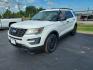 2016 WHITE /Beige Ford Explorer Base 4WD (1FM5K8B8XGG) with an 3.5L V6 DOHC 24V engine, 6-Speed Automatic transmission, located at 1221 Madison St., Shelbyville, TN, 37160, (931) 680-9439, 0.000000, 0.000000 - Photo#0