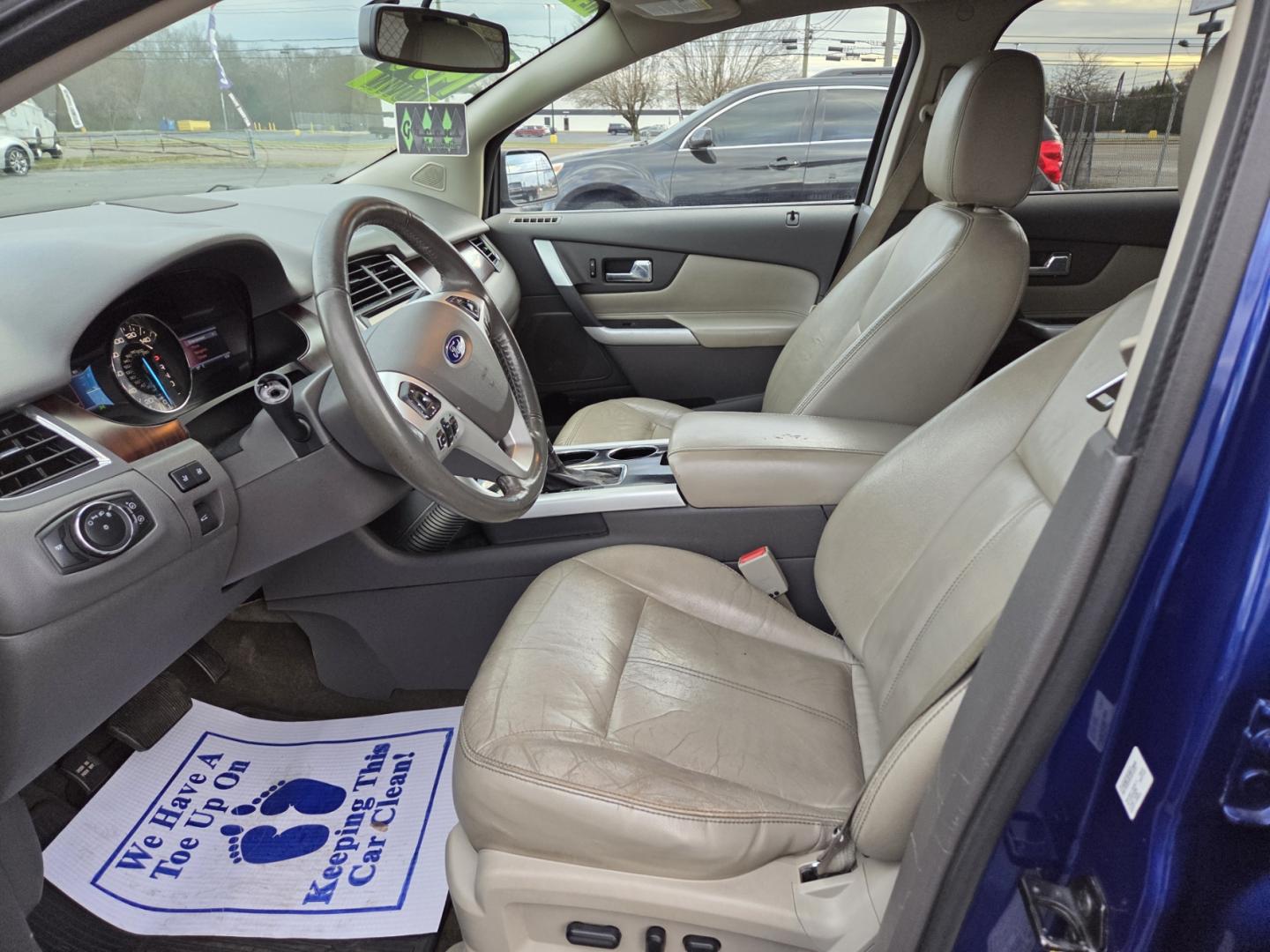 2013 Blue /Gray Ford Edge Limited FWD (2FMDK3K94DB) with an 2.0L L4 DOHC 16V engine, 6-Speed Automatic transmission, located at 1221 Madison St., Shelbyville, TN, 37160, (931) 680-9439, 0.000000, 0.000000 - Photo#6