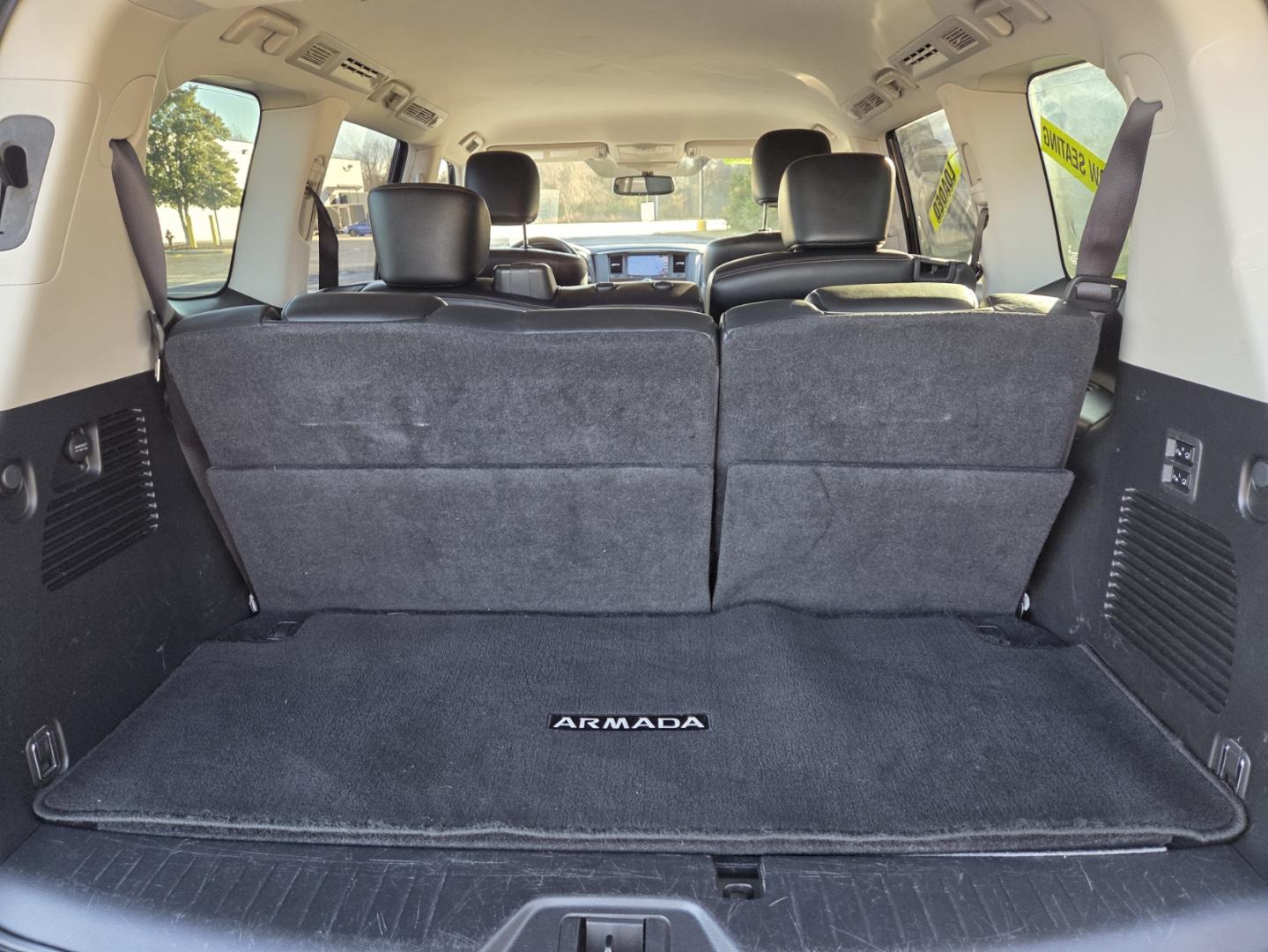 2018 BLACK /Black Nissan Armada SV 2WD (JN8AY2ND4J9) with an 5.6L V8 DOHC 32V engine, 7A transmission, located at 1221 Madison St., Shelbyville, TN, 37160, (931) 680-9439, 0.000000, 0.000000 - Photo#3