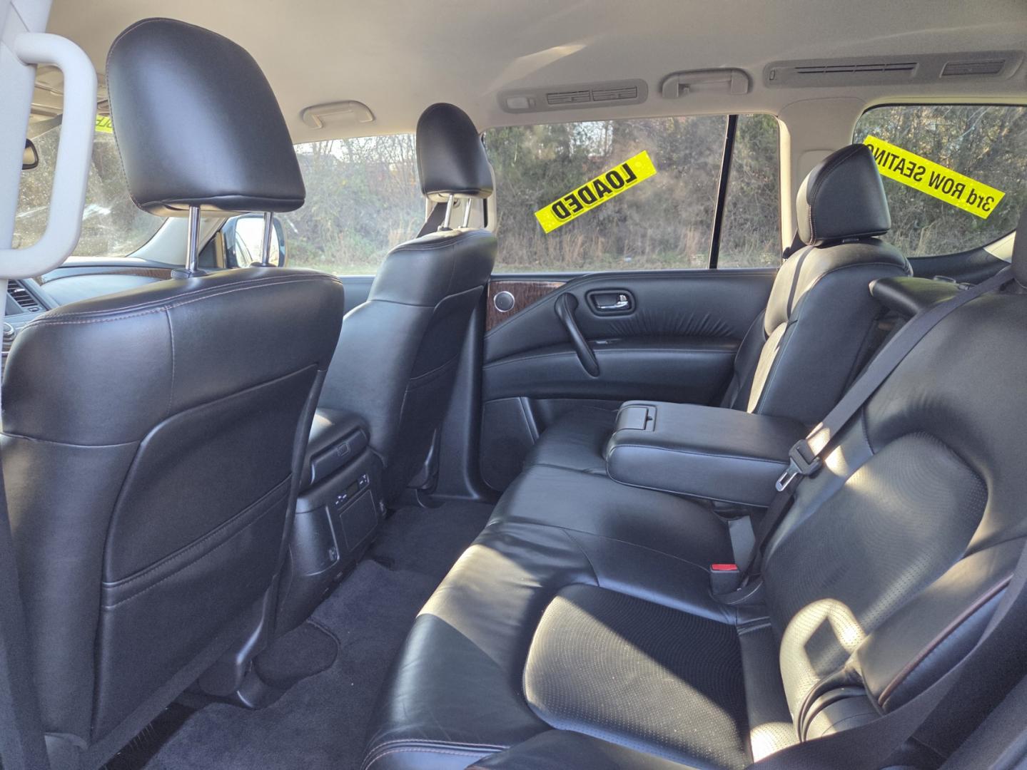 2018 BLACK /Black Nissan Armada SV 2WD (JN8AY2ND4J9) with an 5.6L V8 DOHC 32V engine, 7A transmission, located at 1221 Madison St., Shelbyville, TN, 37160, (931) 680-9439, 0.000000, 0.000000 - Photo#5