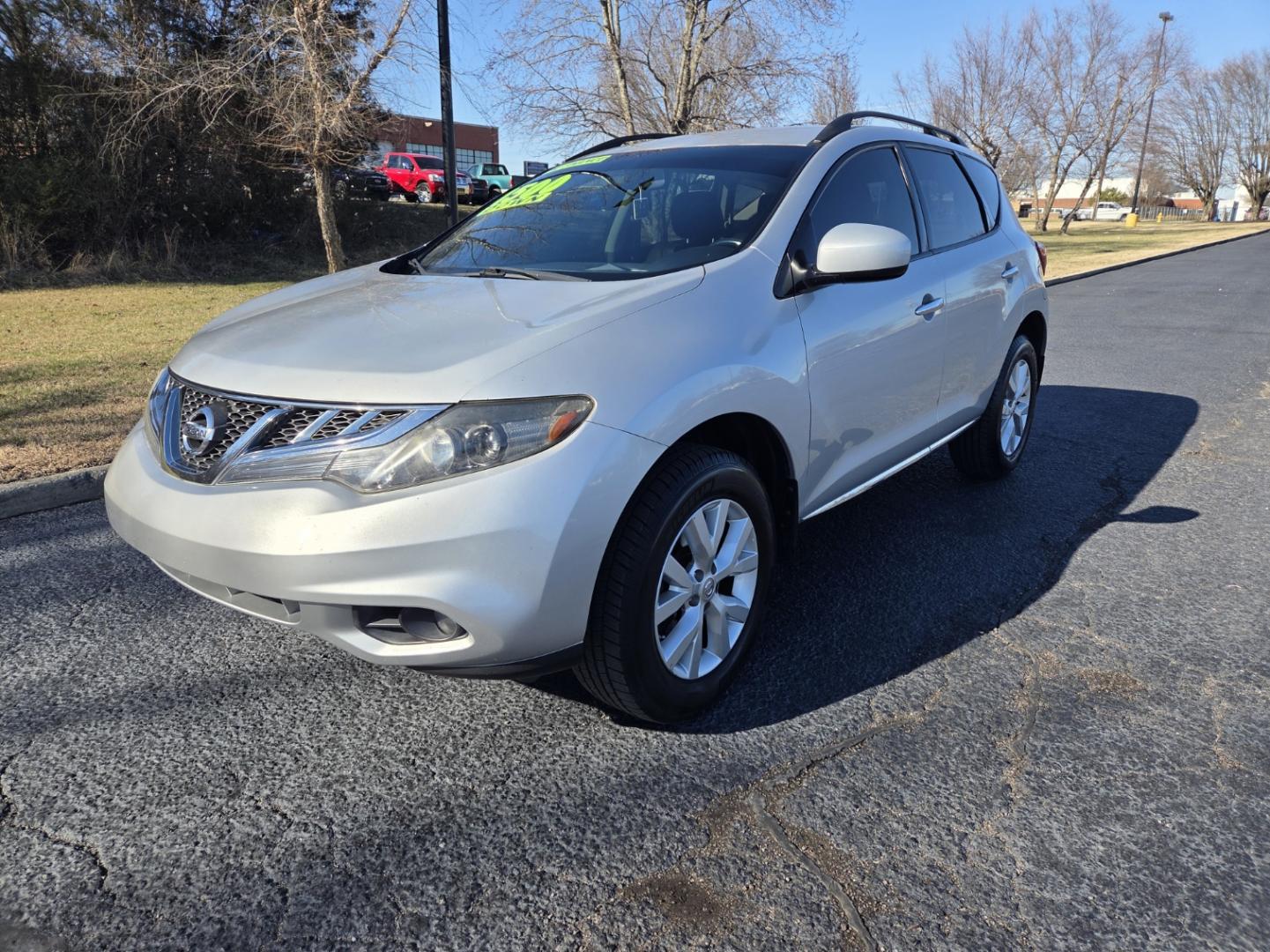 2013 Silver /Black Nissan Murano SV (JN8AZ1MU6DW) with an 3.5L V6 DOHC 24V engine, Continuously Variable Transmission transmission, located at 1221 Madison St., Shelbyville, TN, 37160, (931) 680-9439, 0.000000, 0.000000 - Photo#0