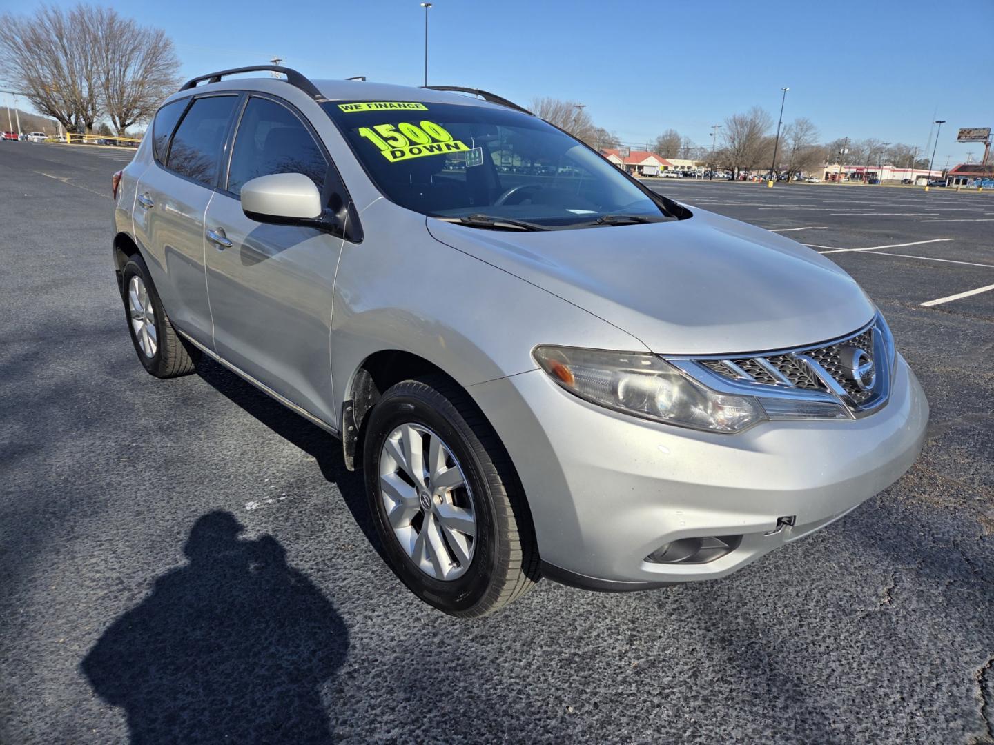 2013 Silver /Black Nissan Murano SV (JN8AZ1MU6DW) with an 3.5L V6 DOHC 24V engine, Continuously Variable Transmission transmission, located at 1221 Madison St., Shelbyville, TN, 37160, (931) 680-9439, 0.000000, 0.000000 - Photo#1