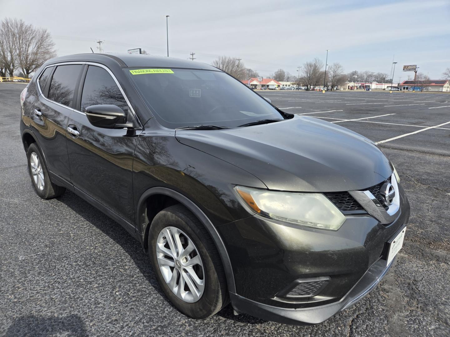 2014 Green /Black Nissan Rogue S AWD (5N1AT2MV3EC) with an 2.5L L4 DOHC 16V engine, Continuously Variable Transmission transmission, located at 1221 Madison St., Shelbyville, TN, 37160, (931) 680-9439, 0.000000, 0.000000 - Photo#1