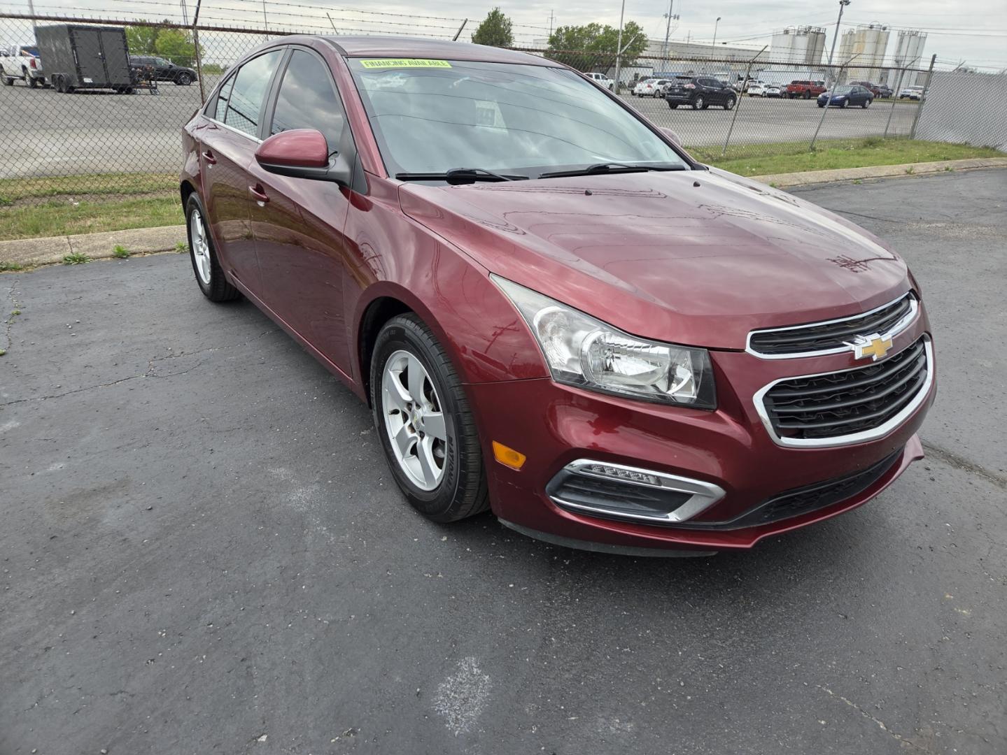 2016 Red /Black Chevrolet Cruze 2LT Auto (1G1PE5SB0G7) with an 1.4L L4 DOHC 16V TURBO engine, 6-Speed Automatic transmission, located at 1221 Madison St., Shelbyville, TN, 37160, (931) 680-9439, 0.000000, 0.000000 - Photo#1