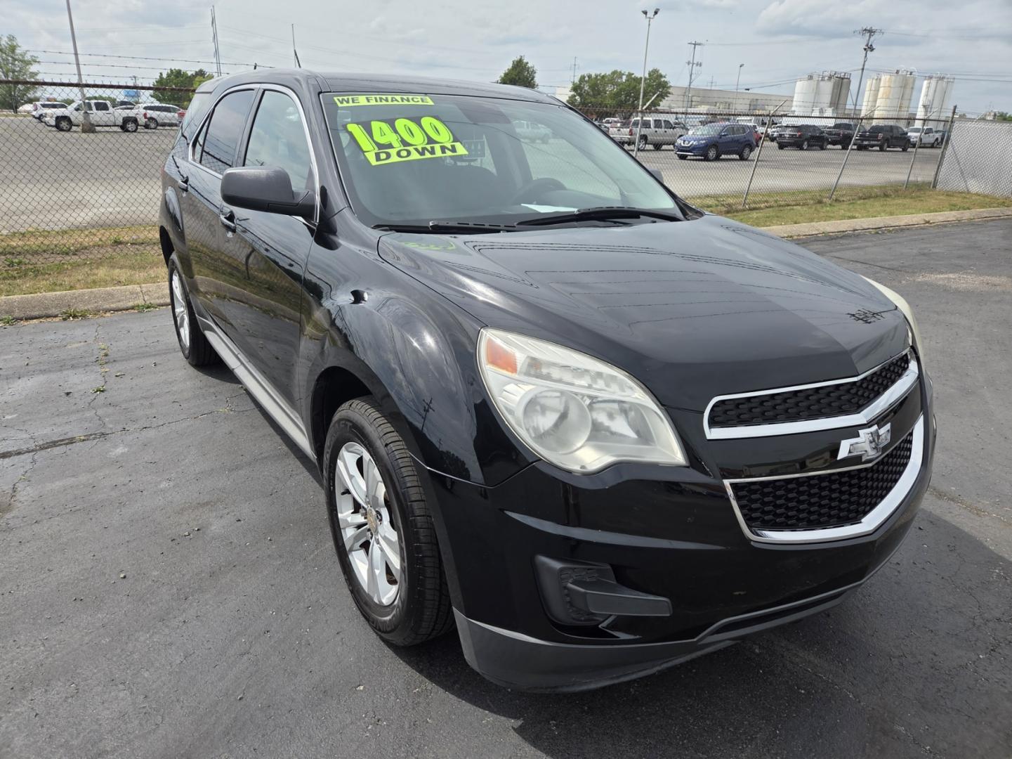 2015 BLACK /Gray Chevrolet Equinox LS 2WD (2GNALAEK6F1) with an 2.4L L4 DOHC 16V FFV engine, 6-Speed Automatic transmission, located at 1221 Madison St., Shelbyville, TN, 37160, (931) 680-9439, 0.000000, 0.000000 - Photo#1