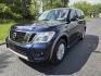 2017 Blue /Gray Nissan Armada SV AWD (JN8AY2NC5H9) with an 5.6L V8 DOHC 32V engine, 7A transmission, located at 1221 Madison St., Shelbyville, TN, 37160, (931) 680-9439, 0.000000, 0.000000 - Photo#0