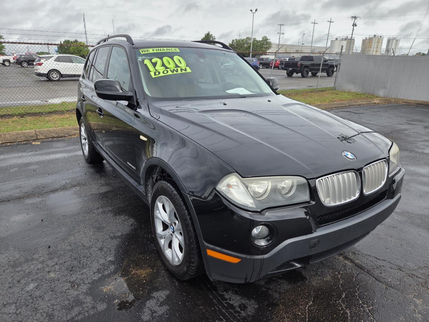 2010 BLACK /Brown BMW X3 xDrive30i (WBXPC9C46AW) with an 3.0L L6 DOHC 24V engine, Automatic transmission, located at 1221 Madison St., Shelbyville, TN, 37160, (931) 680-9439, 0.000000, 0.000000 - Photo#1