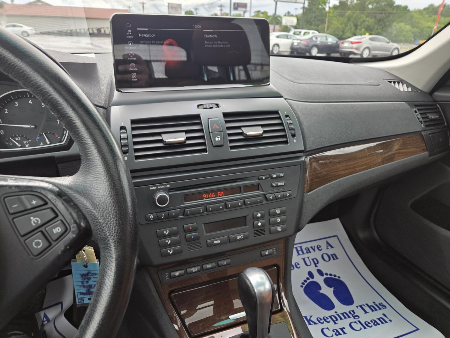 2010 BLACK /Brown BMW X3 xDrive30i (WBXPC9C46AW) with an 3.0L L6 DOHC 24V engine, Automatic transmission, located at 1221 Madison St., Shelbyville, TN, 37160, (931) 680-9439, 0.000000, 0.000000 - Photo#7