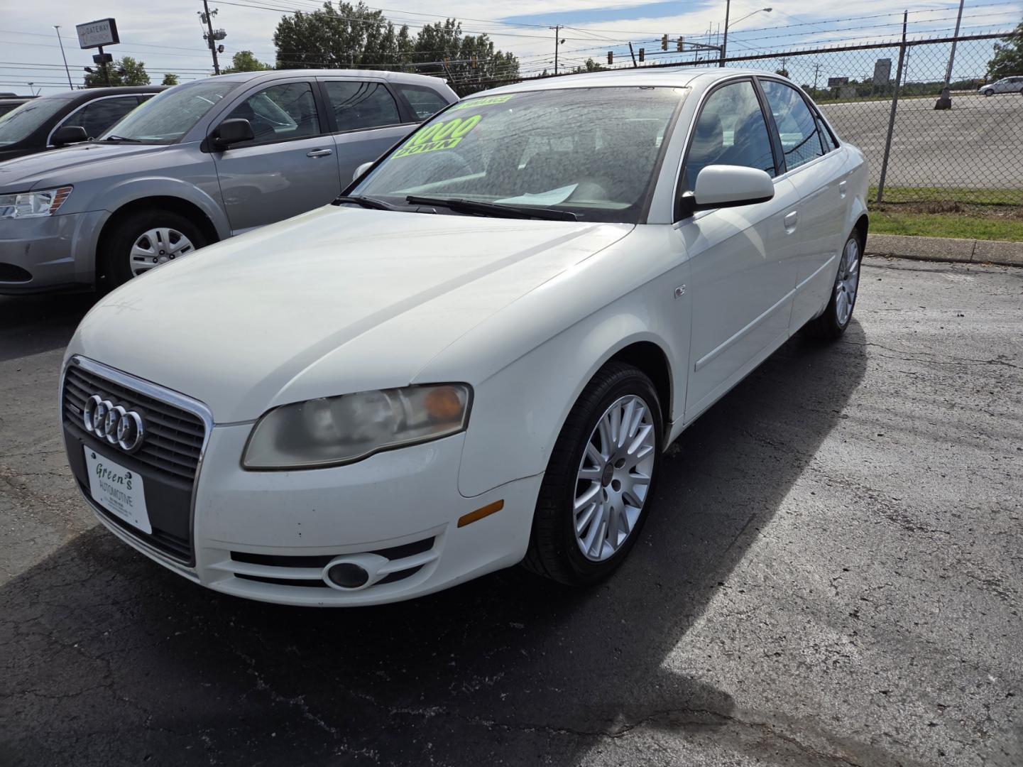 2006 WHITE /Beige Audi New A4 2.0 T quattro with Tiptronic (WAUDF78E26A) with an 2.0L L4 DOHC 16V TURBO engine, 6-Speed Automatic Overdrive transmission, located at 1221 Madison St., Shelbyville, TN, 37160, (931) 680-9439, 0.000000, 0.000000 - Photo#0