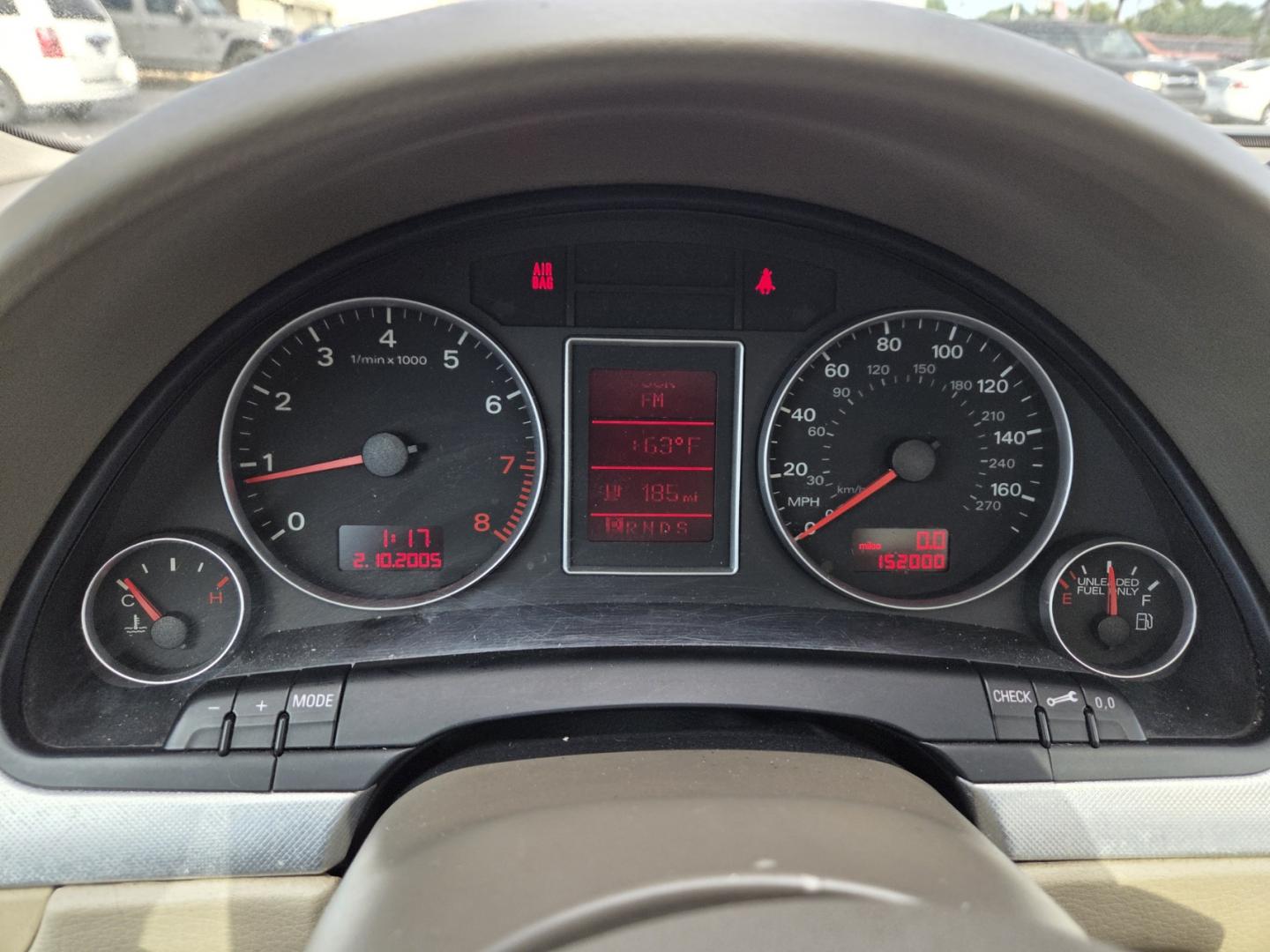 2006 WHITE /Beige Audi New A4 2.0 T quattro with Tiptronic (WAUDF78E26A) with an 2.0L L4 DOHC 16V TURBO engine, 6-Speed Automatic Overdrive transmission, located at 1221 Madison St., Shelbyville, TN, 37160, (931) 680-9439, 0.000000, 0.000000 - Photo#8