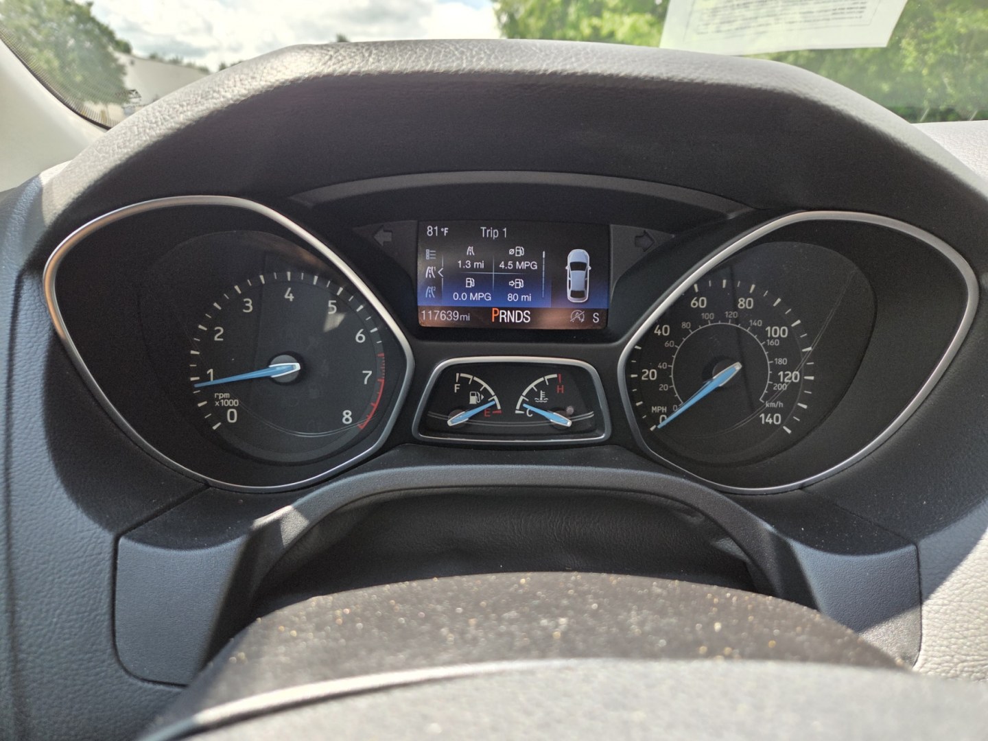 2016 Gray /Gray Ford Focus SE Hatch (1FADP3KE6GL) with an 1.0L L3 engine, located at 1221 Madison St., Shelbyville, TN, 37160, (931) 680-9439, 0.000000, 0.000000- Photo#7