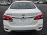 2018 WHITE /Black Nissan Sentra S CVT (3N1AB7AP4JY) with an 1.8L L4 SFI DOHC 16V engine, CVT transmission, located at 1221 Madison St., Shelbyville, TN, 37160, (931) 680-9439, 0.000000, 0.000000- Photo#2