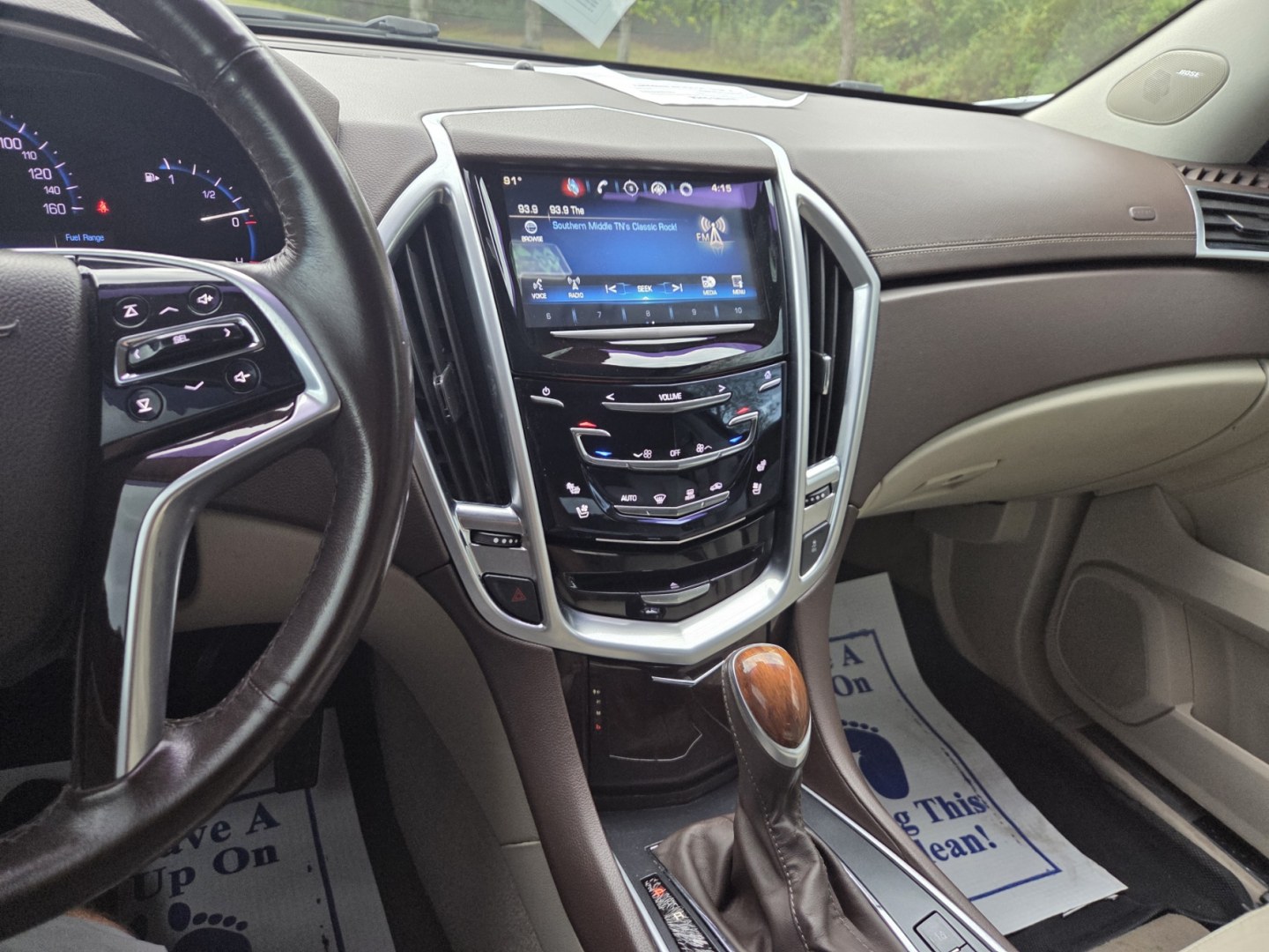 2016 WHITE /Beige Cadillac SRX Premium Collection FWD (3GYFNDE38GS) with an 3.6L V6 DOHC 24V FFV engine, 6A transmission, located at 1221 Madison St., Shelbyville, TN, 37160, (931) 680-9439, 0.000000, 0.000000- Photo#7