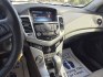 2015 WHITE /Gray Chevrolet Cruze 1LT Auto (1G1PC5SB2F7) with an 1.4L L4 DOHC 16V TURBO engine, 6-Speed Automatic transmission, located at 1221 Madison St., Shelbyville, TN, 37160, (931) 680-9439, 0.000000, 0.000000- Photo#6